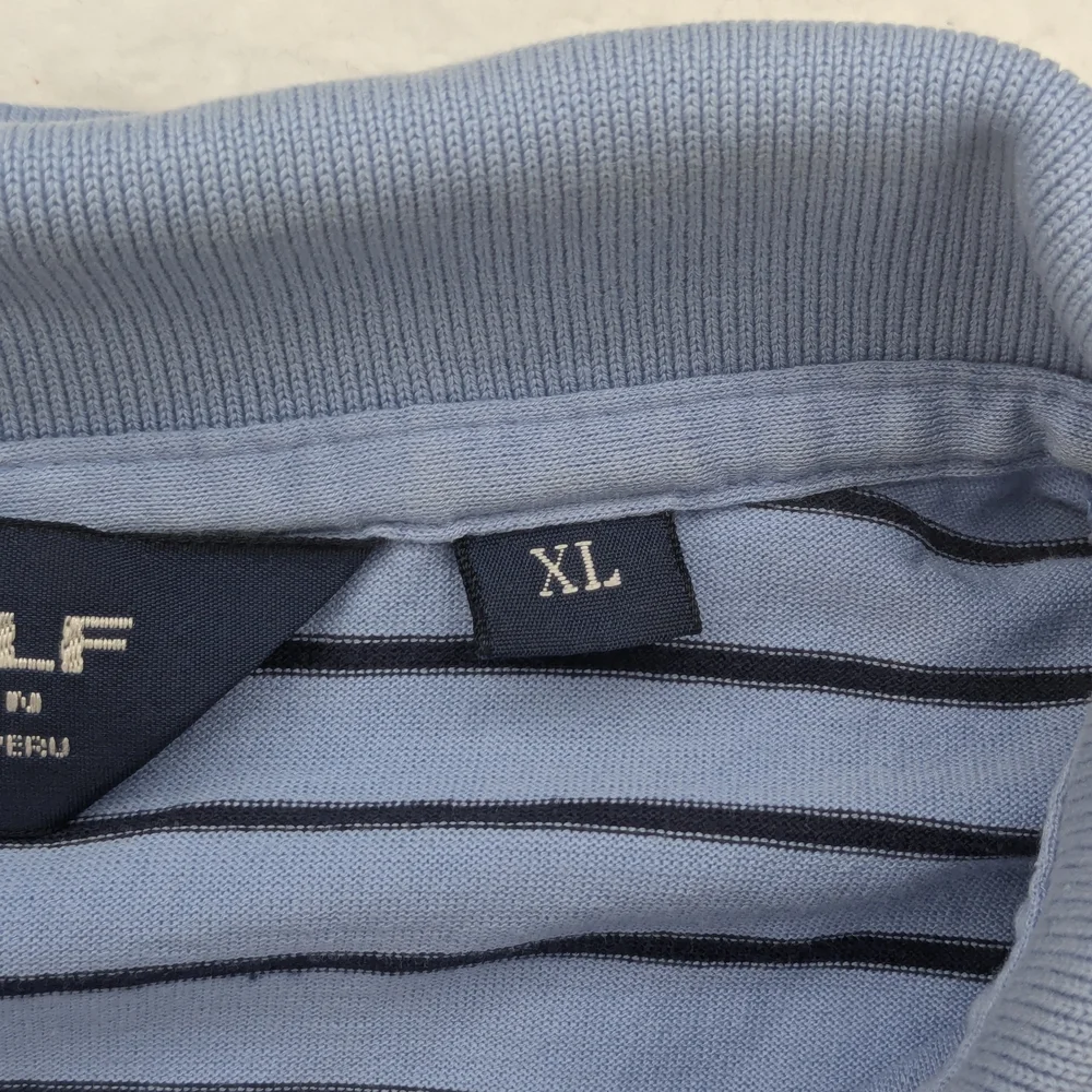 Polo Golf Ralph Lauren Shirt Mens XL Striped Blue Performance Classic Polo